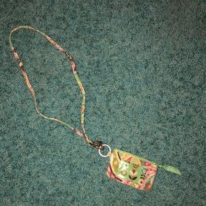 Vera Bradley lanyard